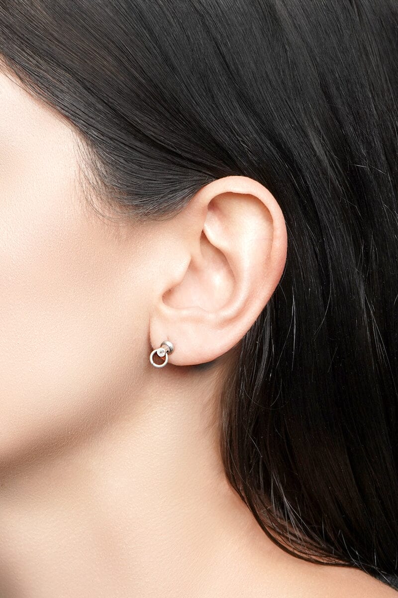 Mini Knocker Stud Earrings | 925 Silver Earrings NOCTEX
